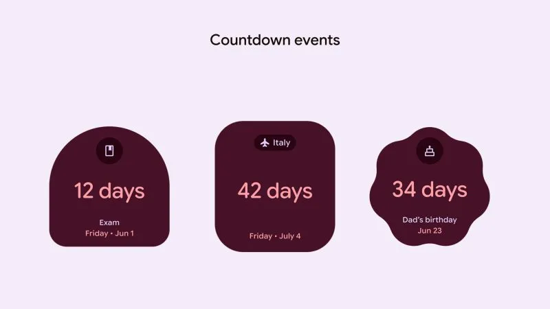 Capturas de la ficha de Create My Widget en Play Store