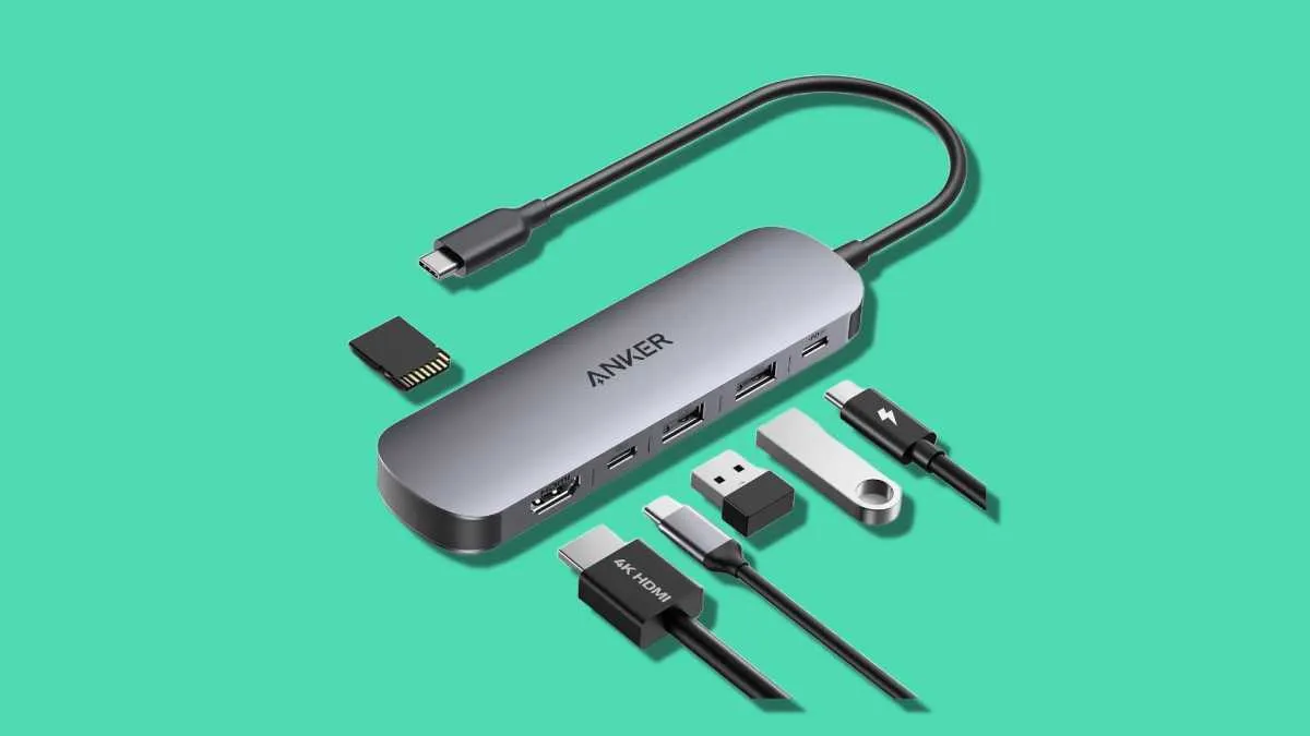Concentrador Anker 7 en 1 con carga simultánea