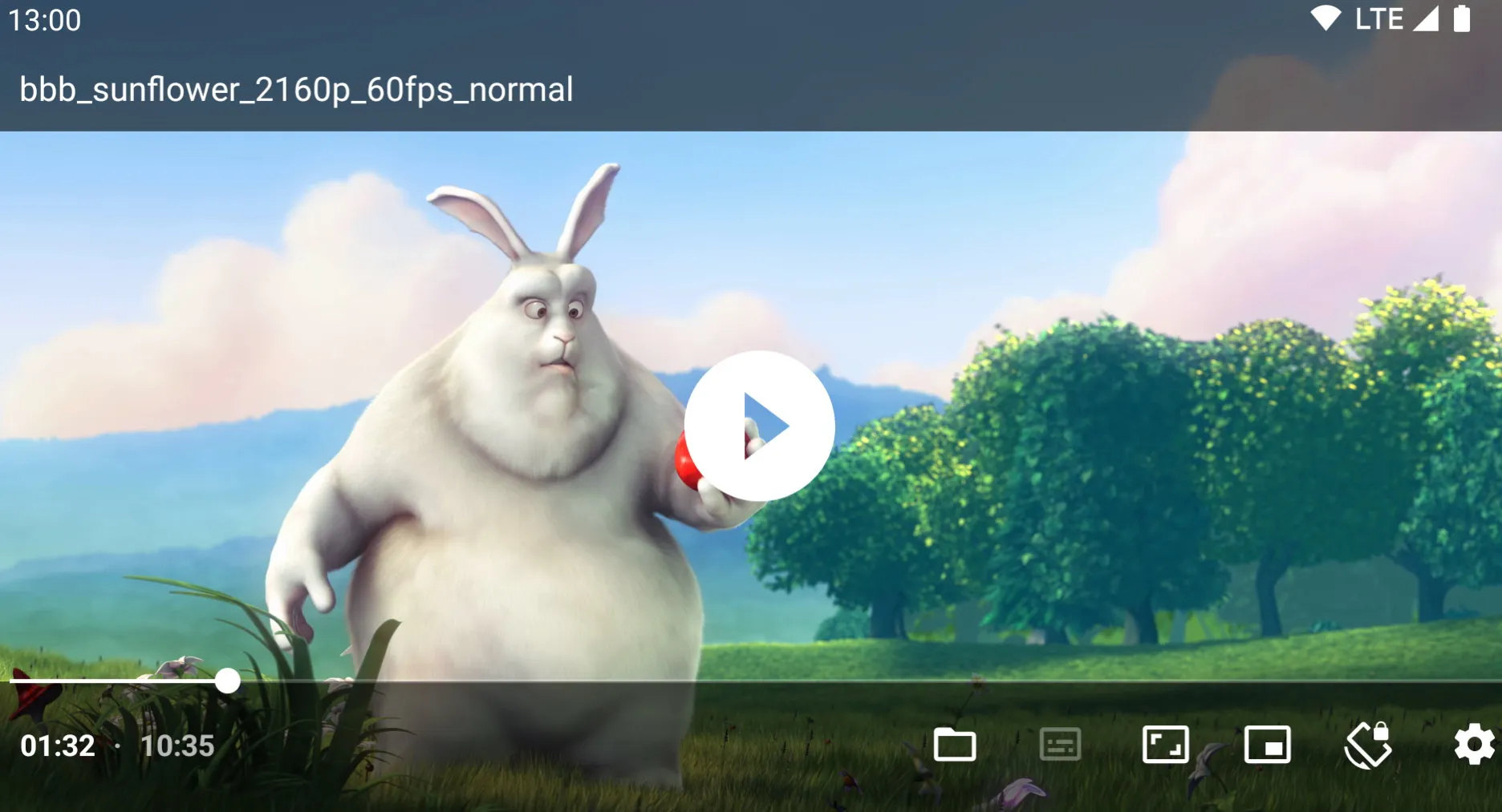 Interfaz de Just Video Player