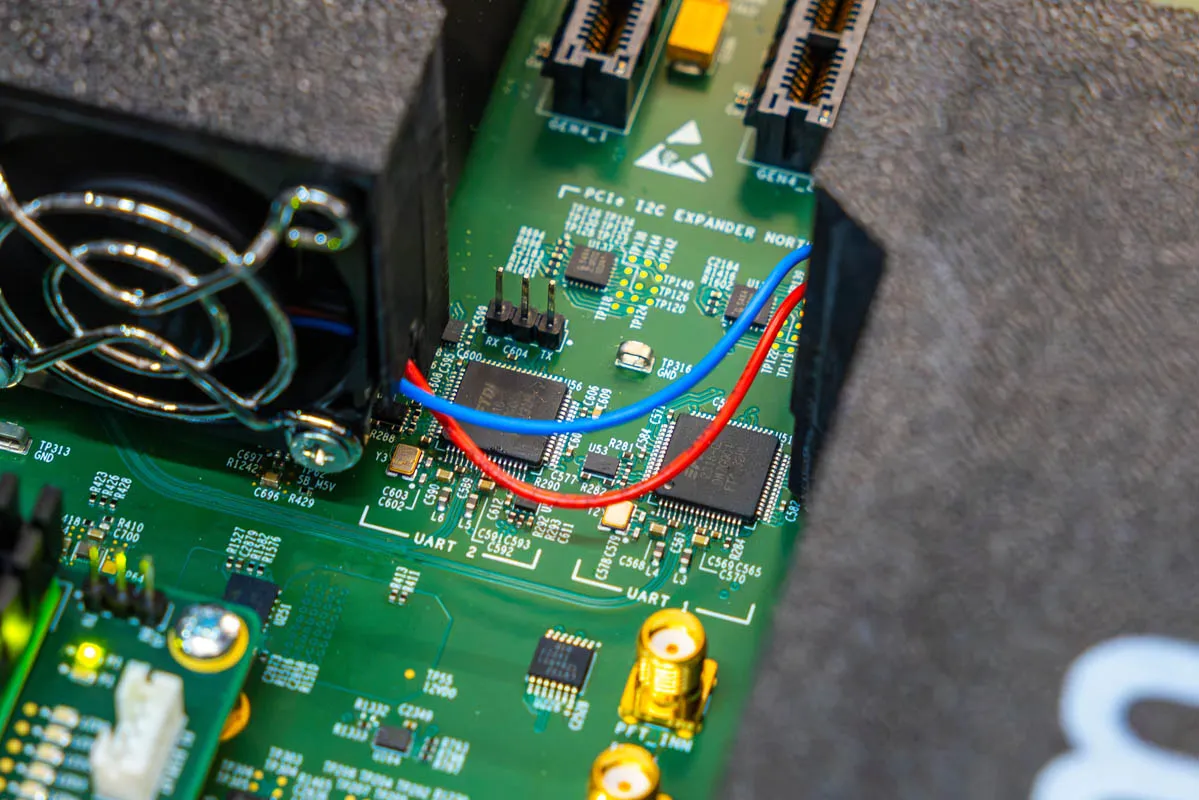 Detalle de la placa de validación funcional