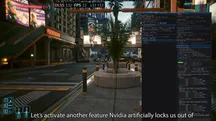 Captura de una prueba de DLSS Multi Frame Generation en una GPU RTX 30