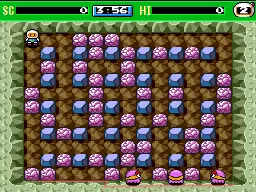 Bomberman ’93 emulado en NitroGrafx sobre Nintendo DS