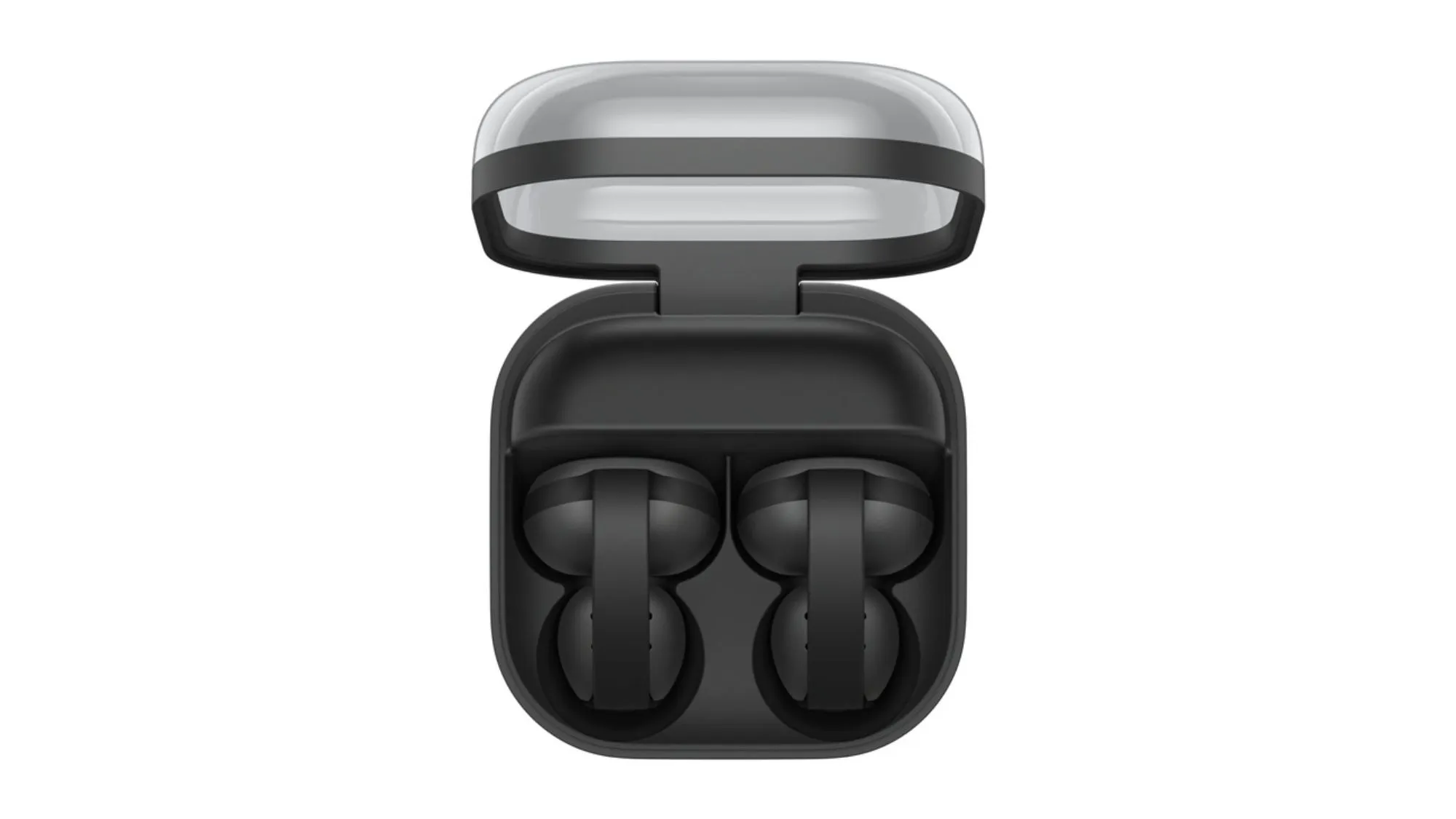 Auriculares Galaxy Buds On dentro del estuche de carga