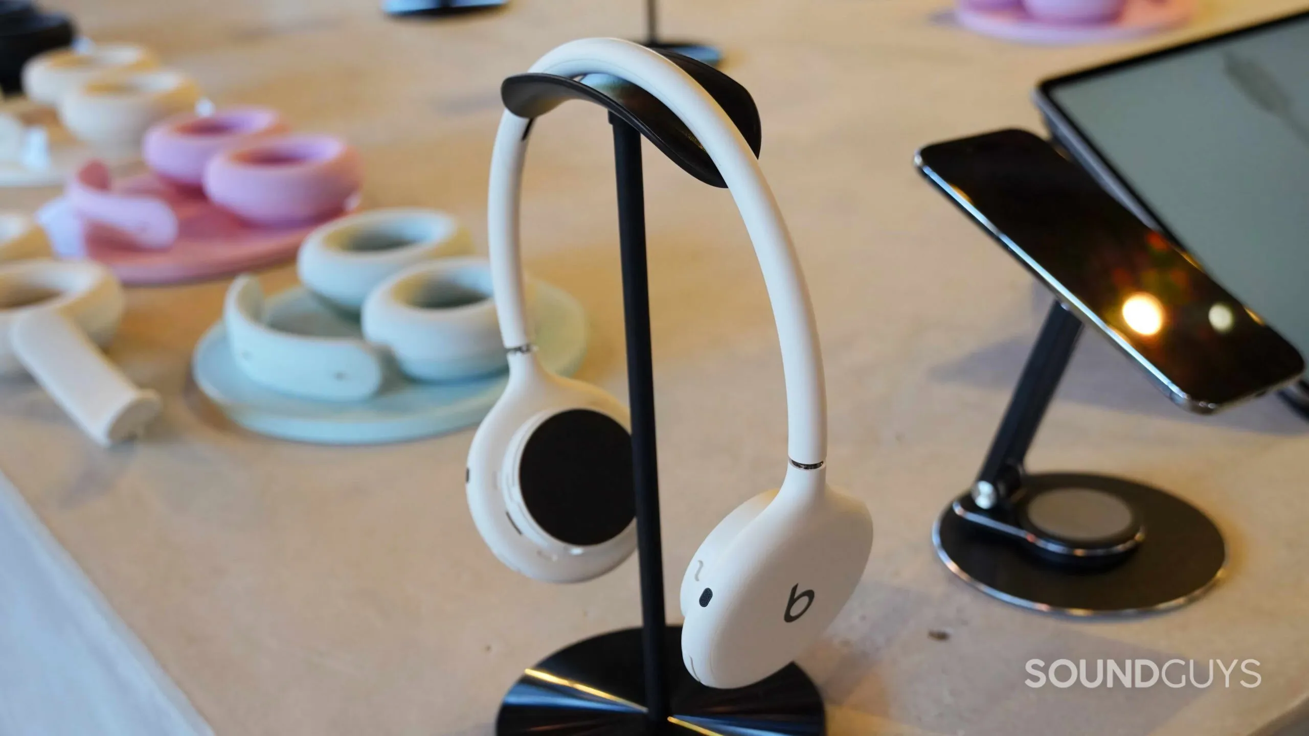 Los Beats 360 durante las pruebas de cancelación de ruido