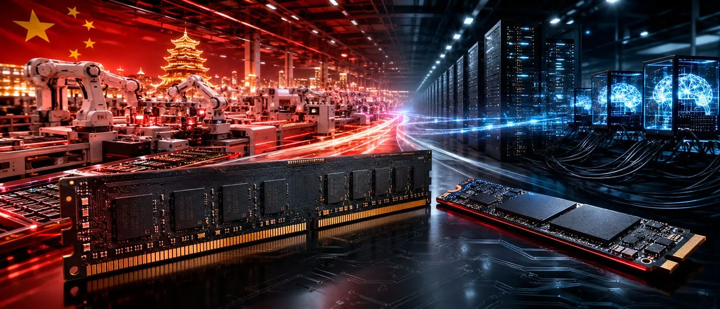 Prioridad de la producción de DRAM y NAND en China