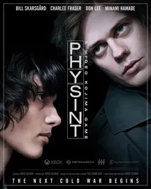 Póster de Physint con Bill Skarsgård y Charlee Fraser y el lema The next Cold War begins