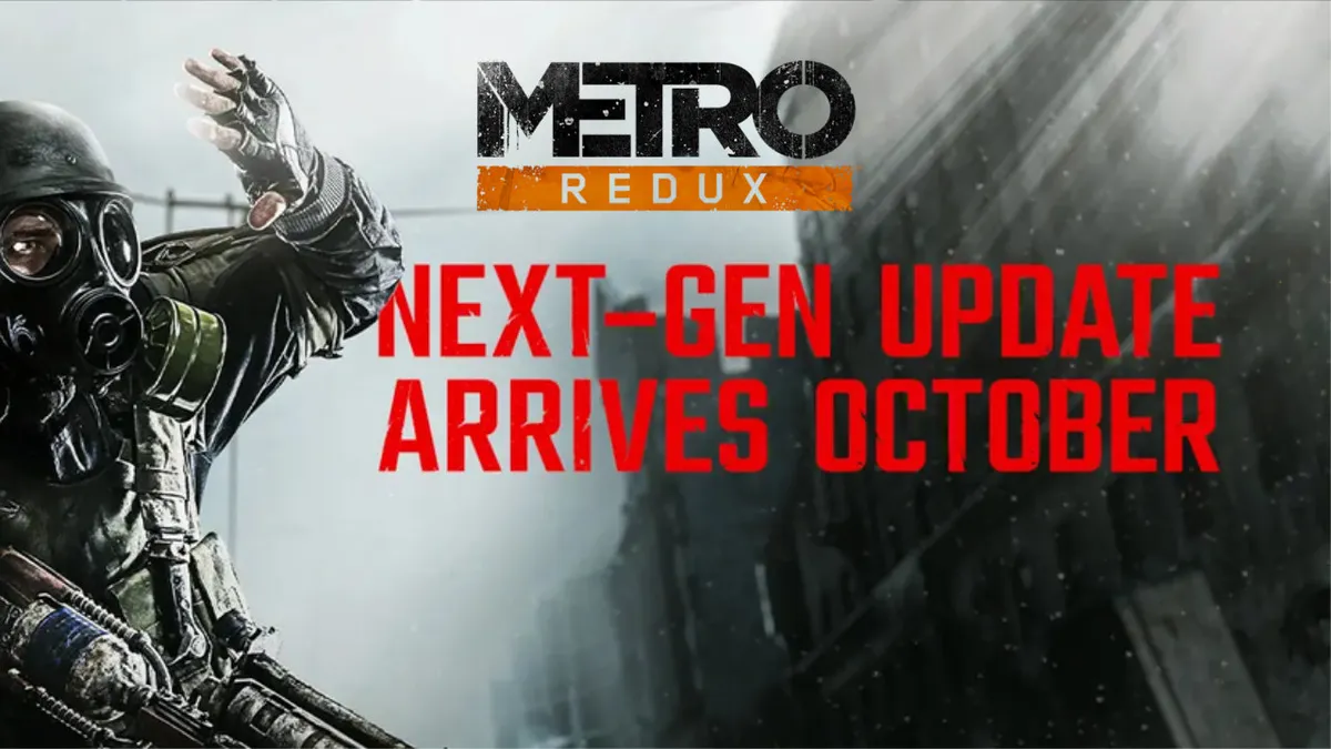Gráfico de la actualización next-gen de Metro Redux difundido por Deep Silver