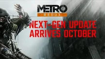 Graphic for the Metro Redux next-gen update released by Deep Silver