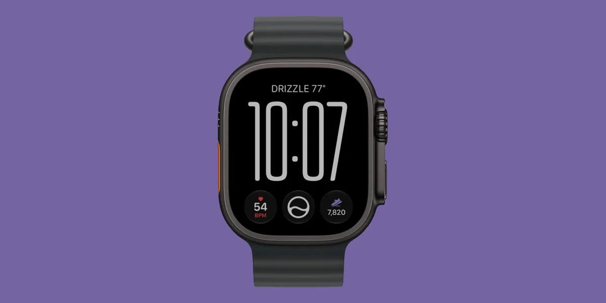 Apple Watch Ultra 4 con el recuento de pasos en vivo en la pantalla
