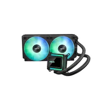 Refrigeración líquida ASUS LC 360 ARGB con radiador de 360 mm, tres ventiladores ARGB y bloque de bomba iluminado