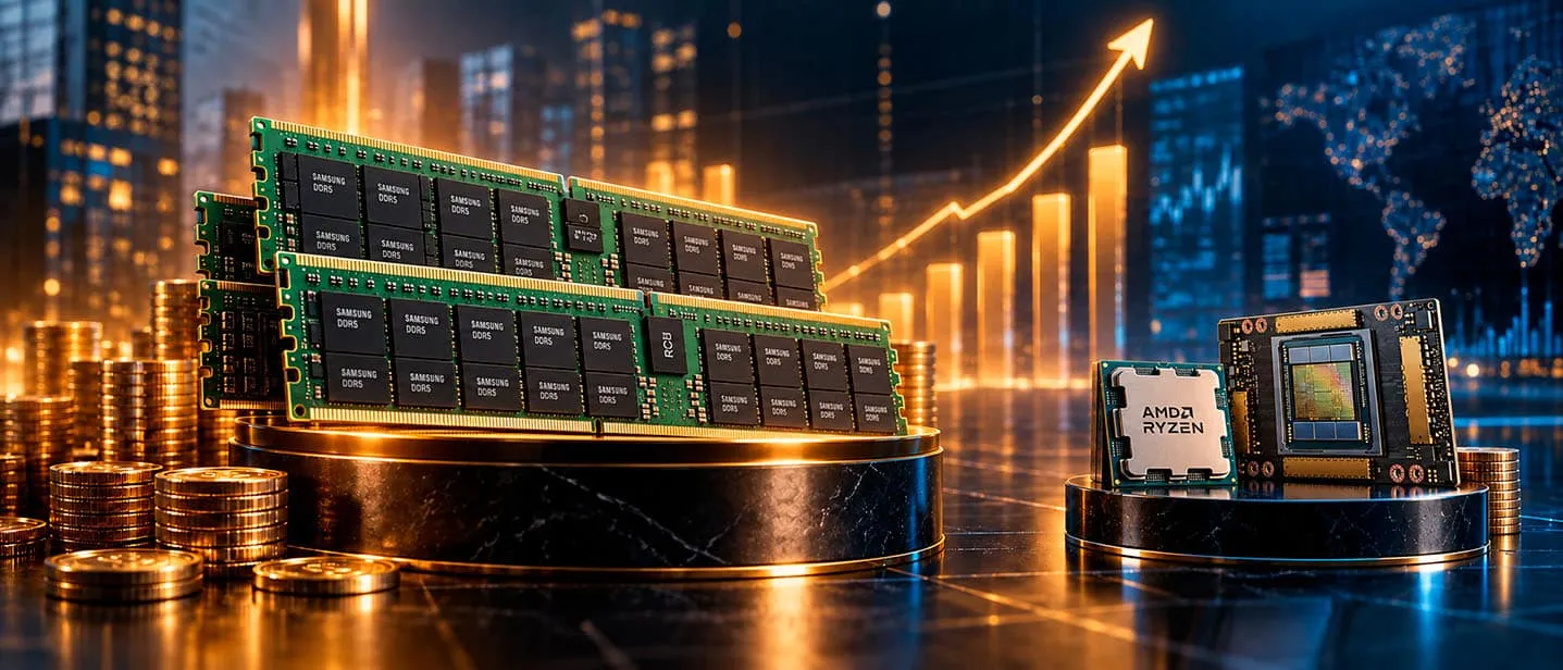 Gráfico comparativo del valor por milímetro cuadrado de las generaciones de DRAM frente a los nodos de TSMC a 2 y 3 nm