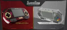 Consola portátil retro SupaBoy de Hyperkin en acabado translúcido