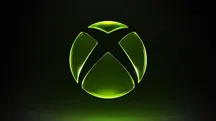 Logotipo de Xbox en verde brillante sobre un fondo oscuro