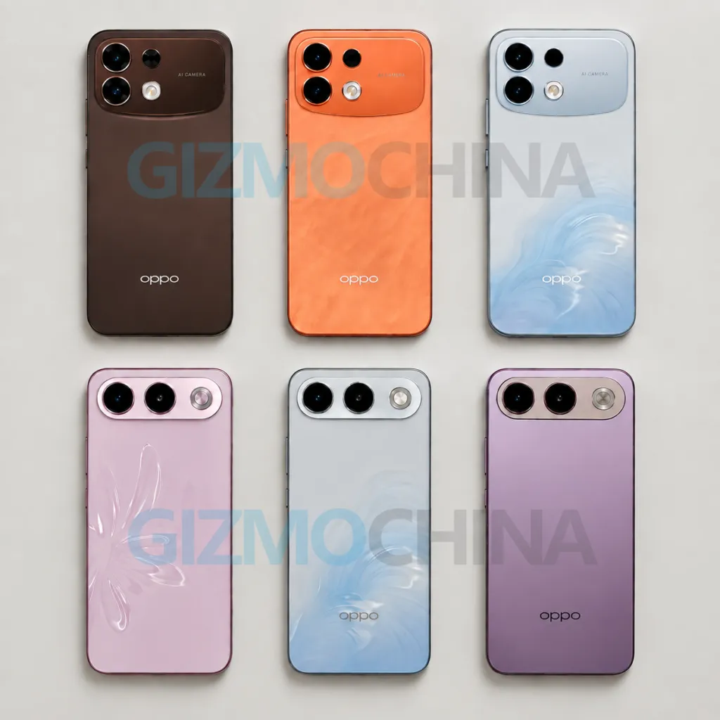 Colores anunciados para los modelos Oppo F35 y Oppo F35 Pro