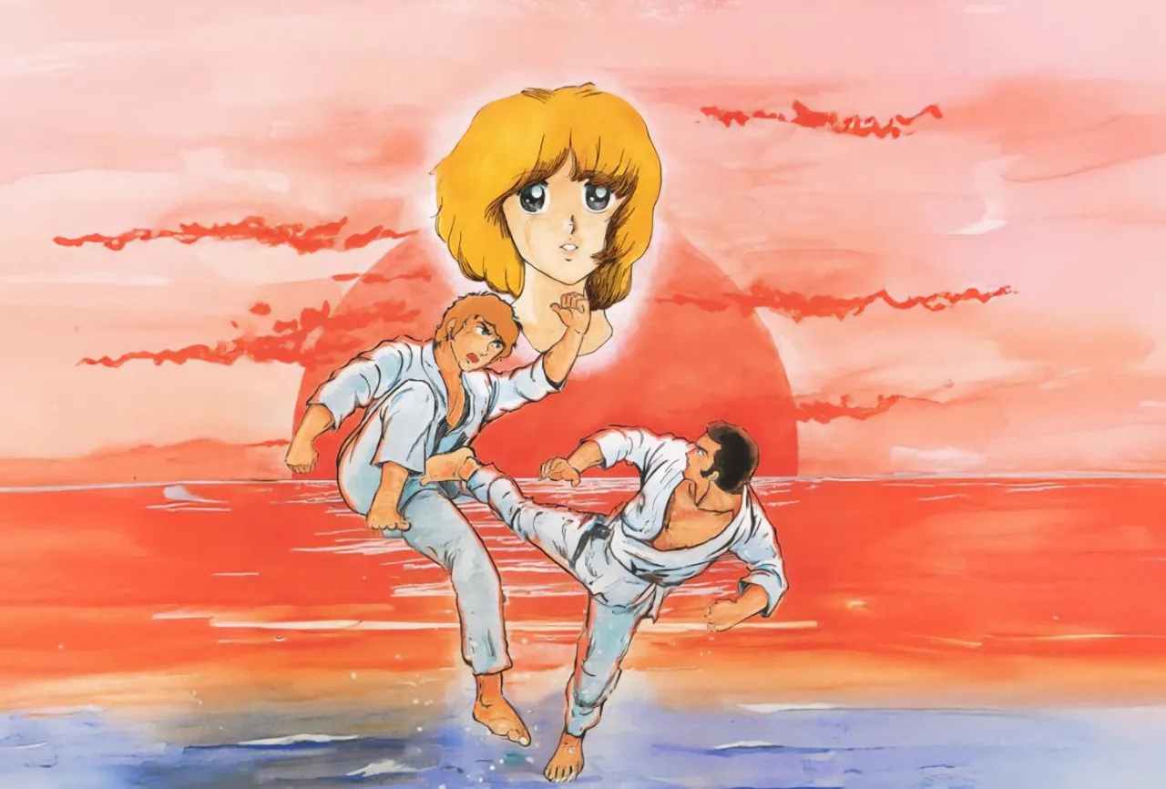 Arte promocional de Karate Champ para el servicio Console Archives de Hamster