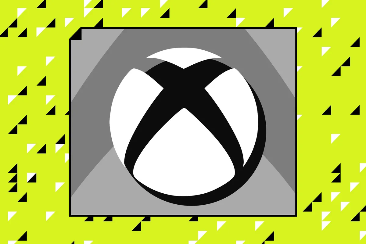 Ilustración del logotipo de Xbox sobre un fondo de color