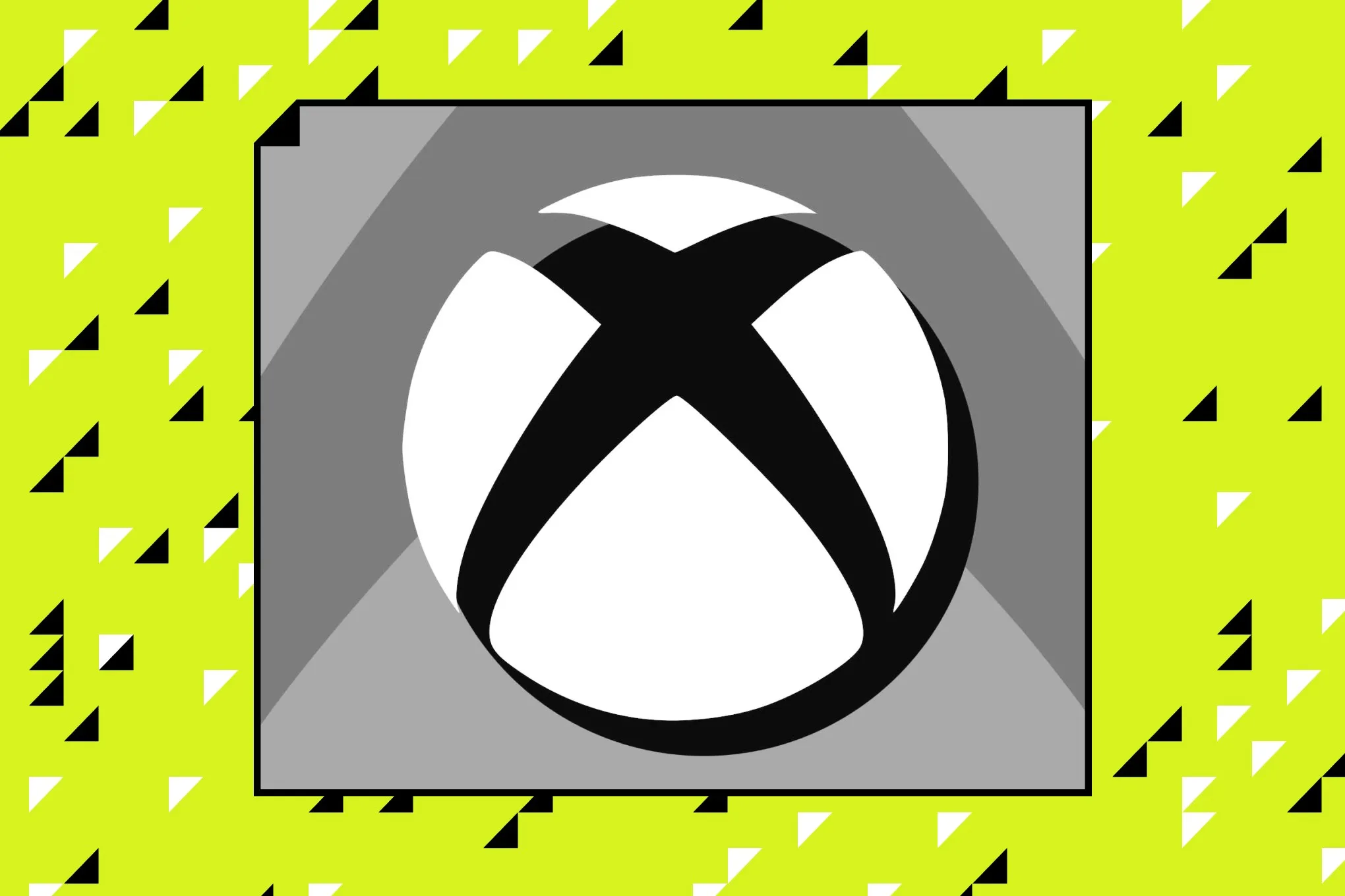 Ilustración del logotipo de Xbox sobre un fondo de color
