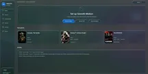Interfaz de configuración de Smooth Motion para tarjetas GeForce RTX 30