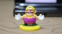 Figura de Wario, el villano avaricioso de Nintendo
