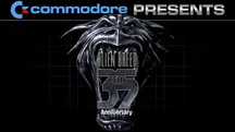 Arte principal de la colección con cabeza alienígena metálica y logotipo del 35.º aniversario de Alien Breed