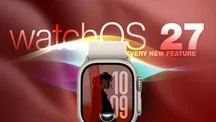 Apple Watch mostrando la pantalla de novedades de watchOS 27