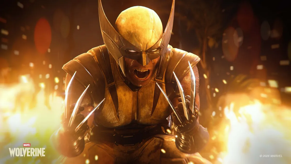 Wolverine con las garras extendidas en una escena de acción de Marvel's Wolverine