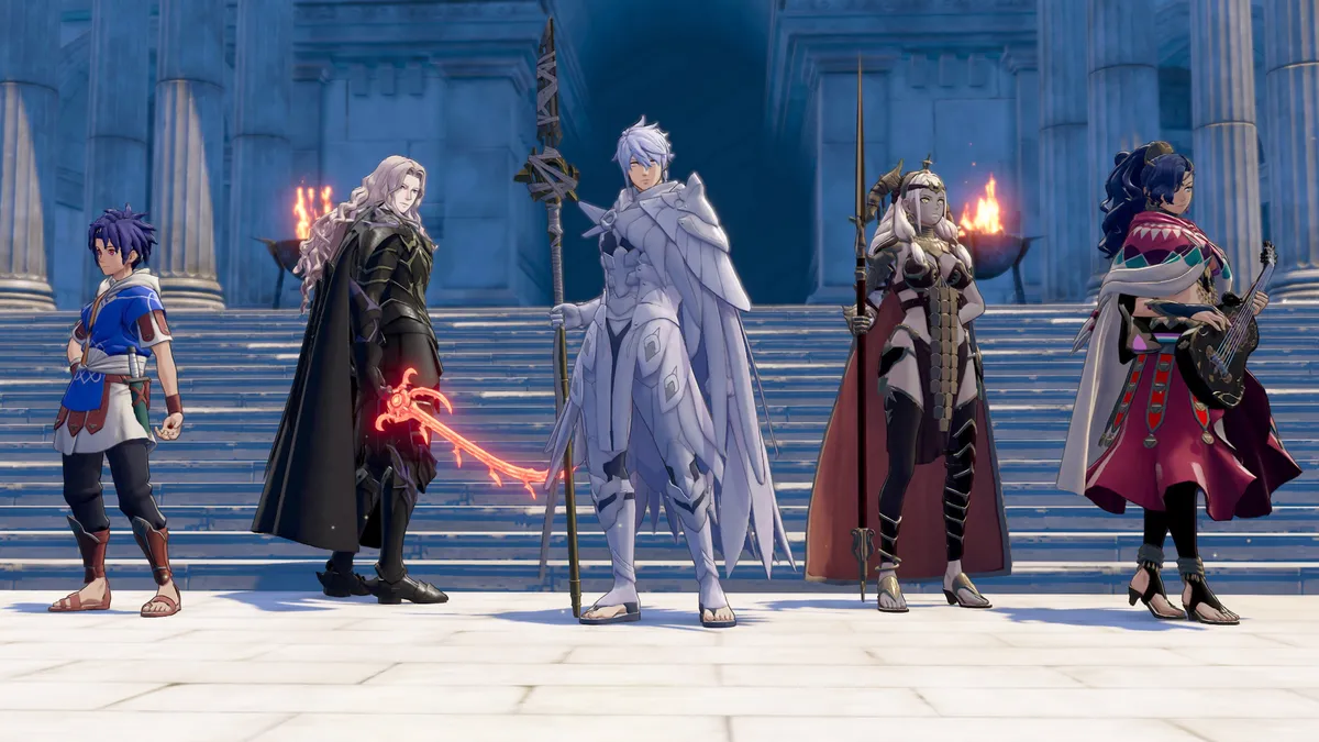 Escena de Fire Emblem: Fortune's Weave para Nintendo Switch 2