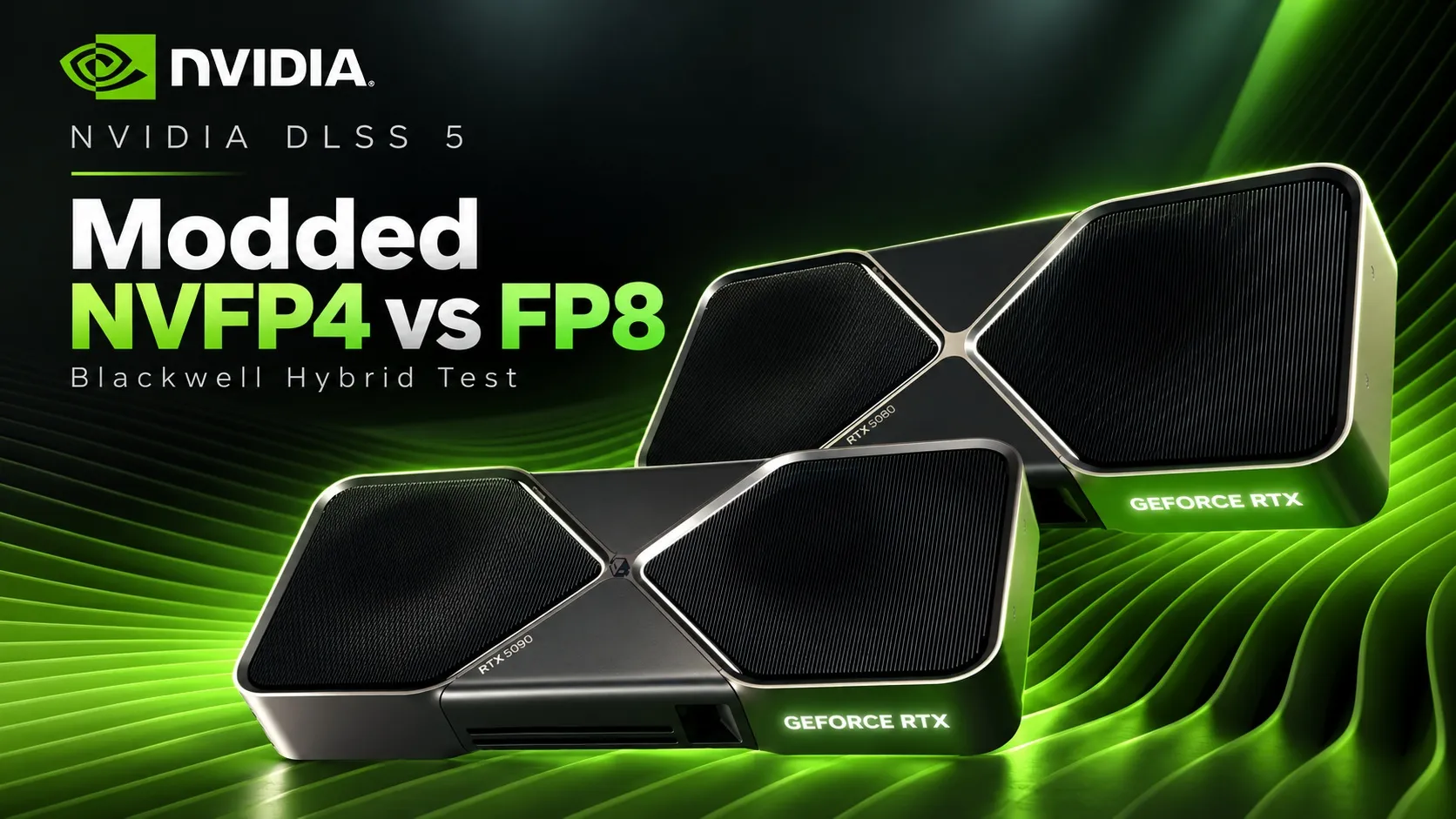Comparativa del modelo híbrido FP8/NVFP4 de DLSS 5 en GPUs RTX 50