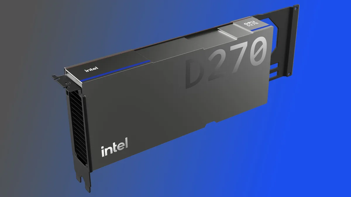 Acelerador Intel GPU D-Series, antes conocido como Crescent Island (Imagen: Intel)
