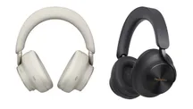 Technics EAH-A1000 headphones in black and platinum greige on a light background