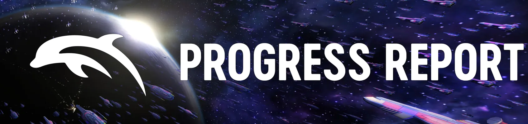 Banner del informe de progreso de Dolphin correspondiente a la versión 2609