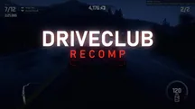 Pantalla de DriveClub Recomp sobre una carrera nocturna, con el contador marcando 66 FPS y un render a 3840x2160 en la esquina superior derecha