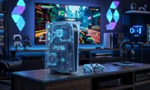 Render conceptual de la consola PS6 generado con inteligencia artificial