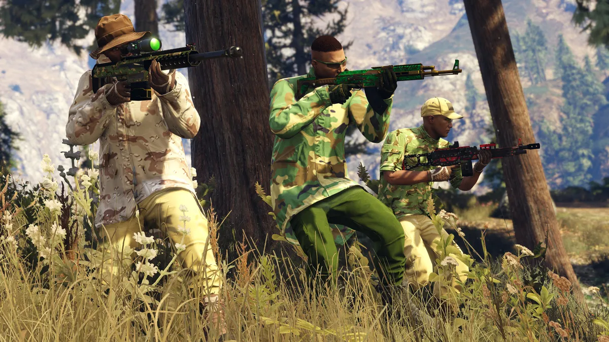Grand Theft Auto V key art