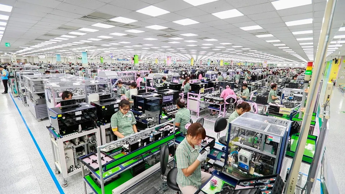 Fábrica de móviles de Samsung