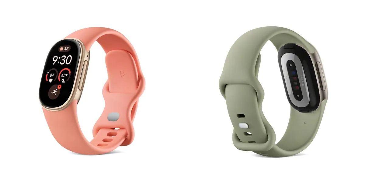 Pulsómetro Fitbit Edge con pantalla AMOLED de forma alargada