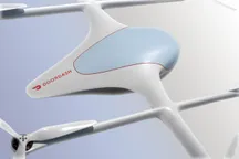 DoorDash Air autonomous delivery drone during a test flight