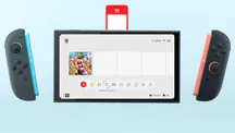 Nintendo Switch 2 console alongside its game cartridges