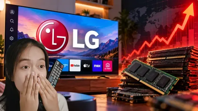Televisor LG con la interfaz de webOS funcionando con fluidez