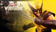 Marvel’s Wolverine title screen running on PC, with the emulator overlay bar showing a Ryzen 7 7800X3D and a GeForce RTX 5090