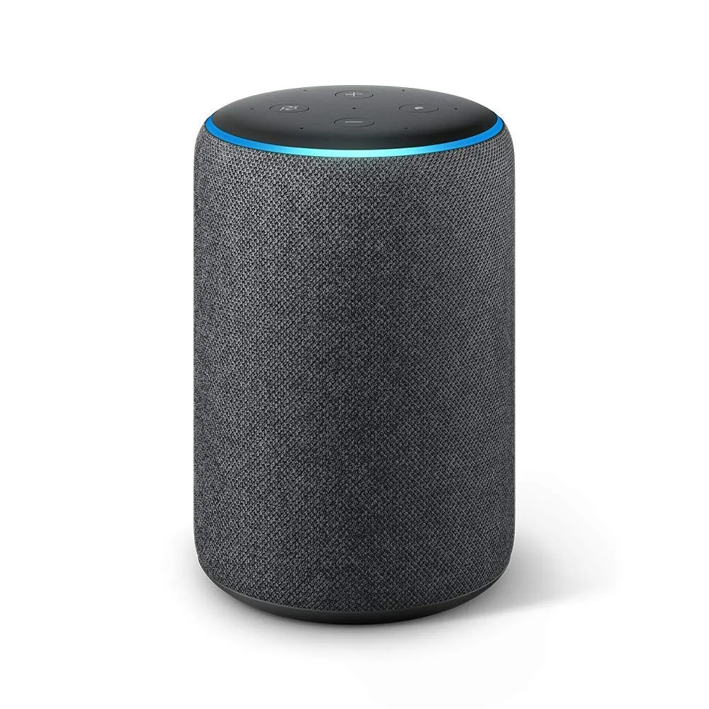 An Amazon Echo Plus second-generation smart speaker