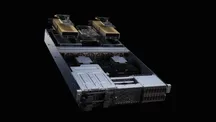 Tarjeta gráfica de Nvidia sobre un fondo oscuro