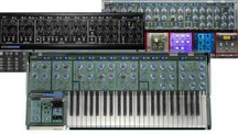 Interfaz del plugin Pentaphonic de Cherry Audio visto desde el frontal