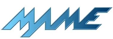 Logotipo de MAME, el emulador de recreativas, sobre fondo oscuro
