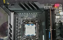 Procesador AMD Ryzen con marcas de quemado en los contactos