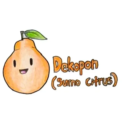 Logotipo de Dekopon, obra de StickyMangoRice