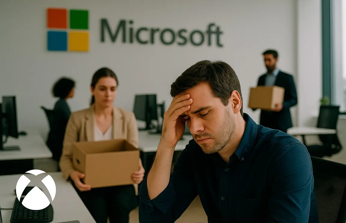 Anuncio de la anterior oleada de despidos de Microsoft y Xbox