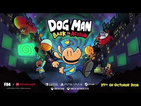 Policán y sus compañeros en Dog Man: Bark in Action