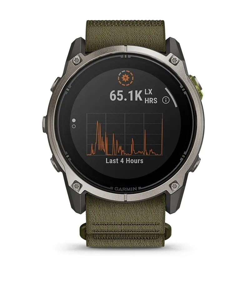 Garmin Enduro 4 battery data as listed by Garmin