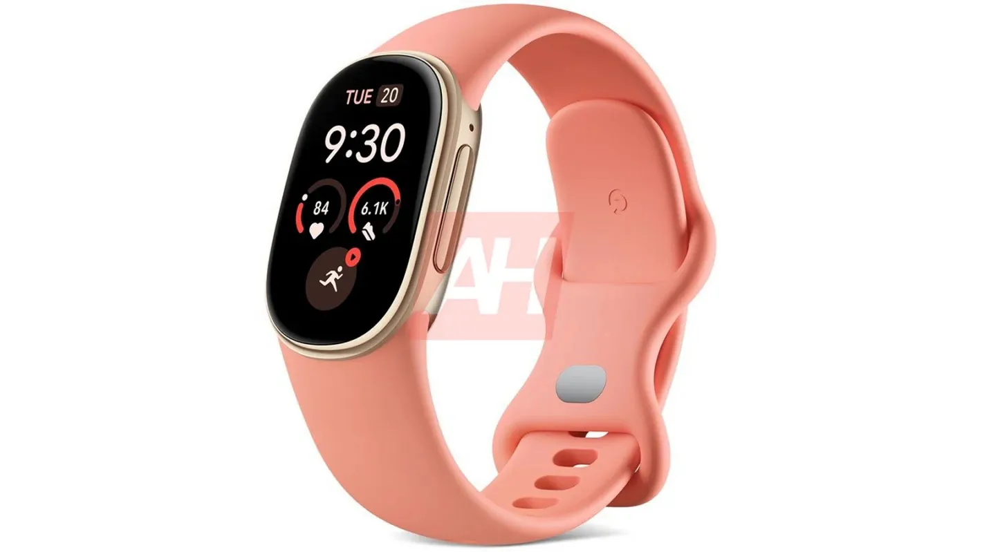 Detalle del Fitbit Edge en uno de los colores filtrados